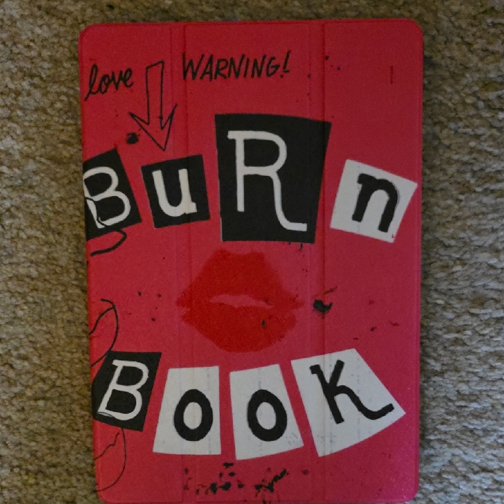 Pink Burn Book Print Samsung Tablet 9 FE Case